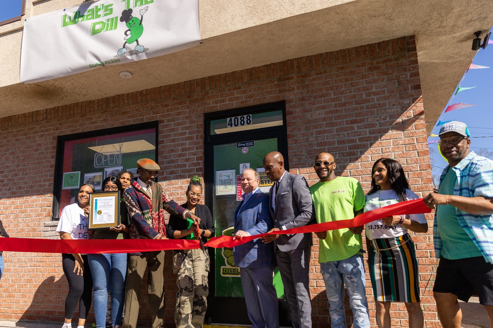 Kind of a big Dill: Motor City Match winner celebrates opening of restaurant encouraging sandwich lovers to drop the bread and pick up a pickle instead